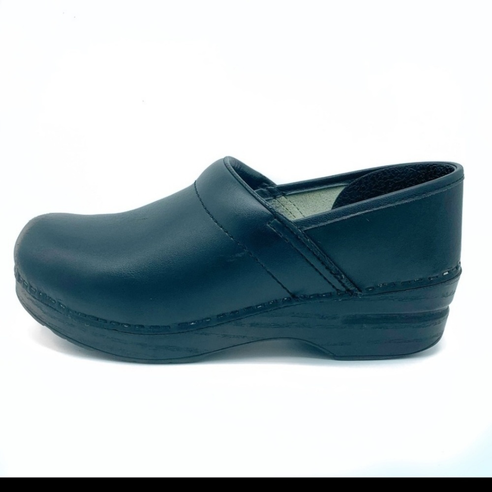 Dansko Black Leather clogs